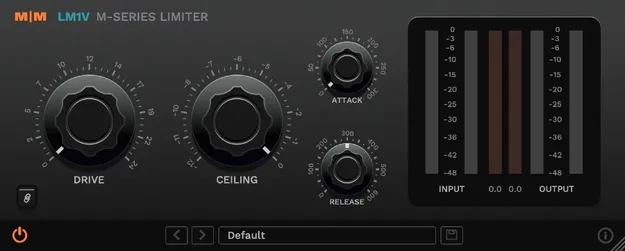 LM1V Limiter by Mellowmuse limiter plugin interface