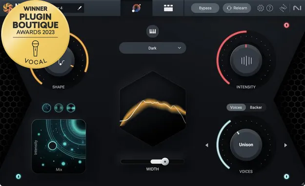 Nectar 4 Standard Update vocal mixing plugin interface by iZotope