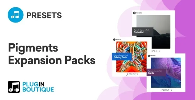 Arturia Pigments Expansions Bundle preset pack artwork for Pigments synth