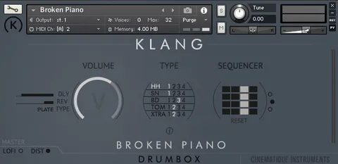 DRUMBOX: Broken Piano