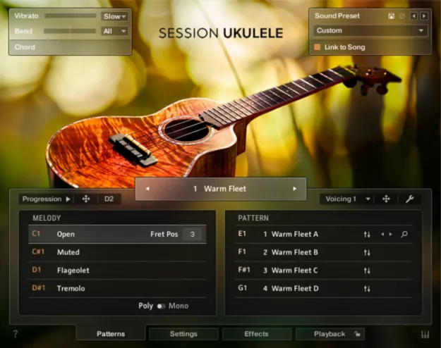 Session Ukulele Kontakt instrument by Native Instruments, ukulele and charango library artwork