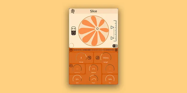 Slice granular looper effect plugin by Lese interface
