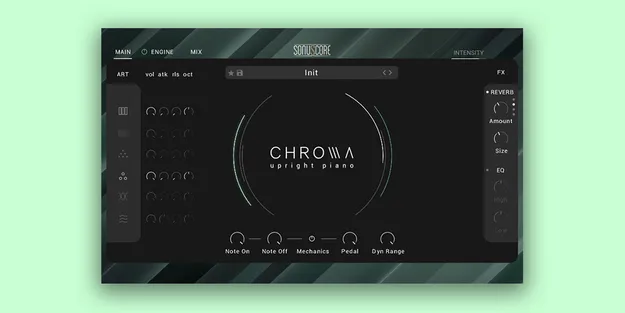 CHROMA – Upright Piano by Sonuscore Kontakt instrument interface