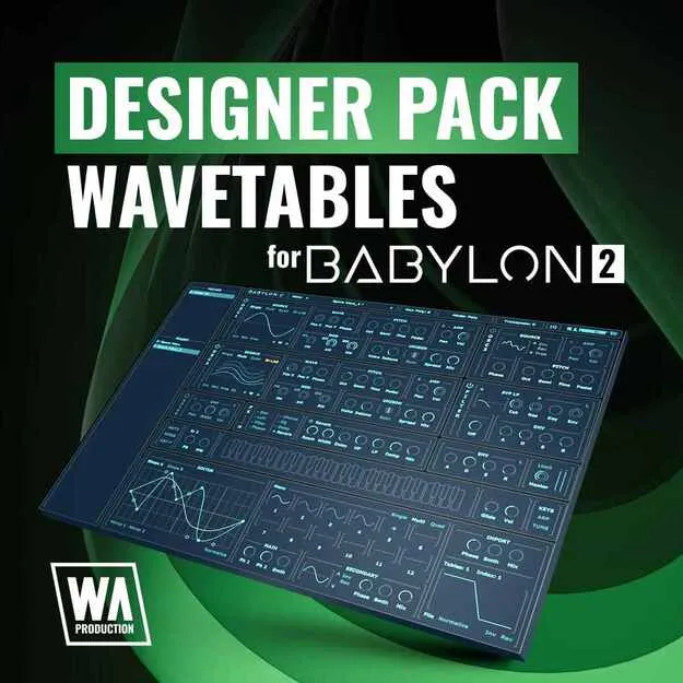 Designer Pack Wavetables for Babylon 2 preset pack artwork for Babylon