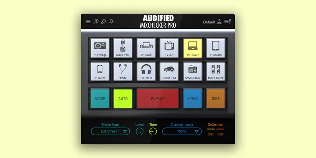 MixChecker Pro by Audified mix referencing plugin interface