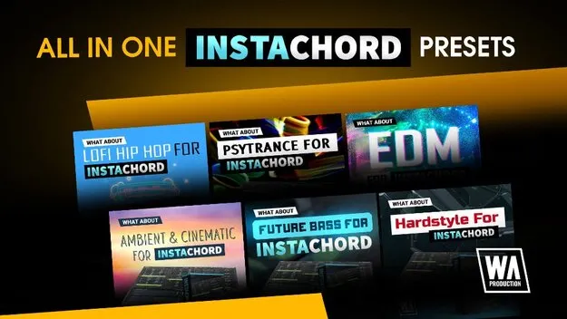 All In One: InstaChord 2 Presets bundle artwork by W. A. Production for the InstaChord 2 plugin