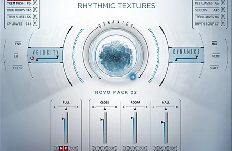 Rhythmic Textures NOVO Pack 02 chamber strings Kontakt instrument artwork by Heavyocity
