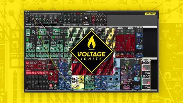 Voltage Modular Ignite modular synth plugin interface by Cherry Audio