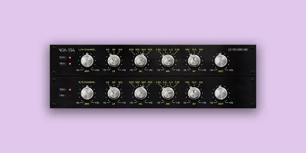 VQA-154 American Vintage EQ by Fuse Audio Labs EQ plugin interface