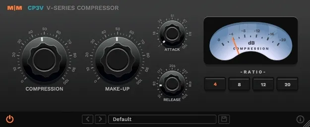 CP3V Compressor by Mellowmuse compression plugin interface