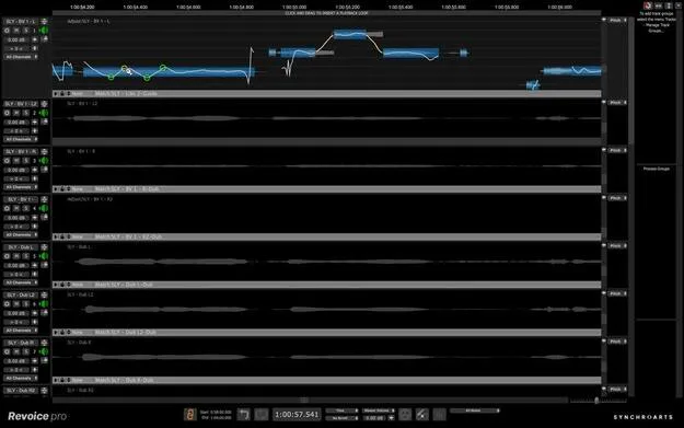 Revoice Pro 5 Crossgrade from VocAlign or RePitch vocal editing plugin interface by Synchro Arts