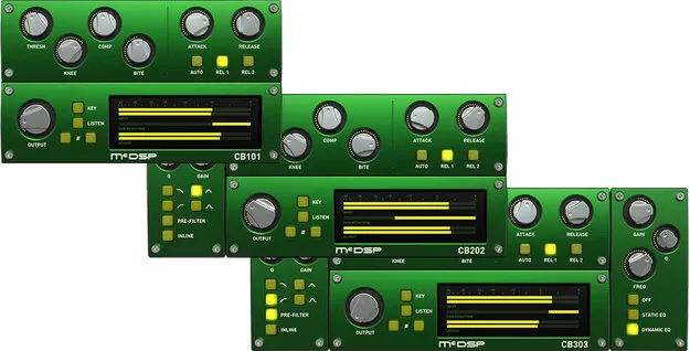 CompressorBank Native v7 by McDSP compressor plugin interface