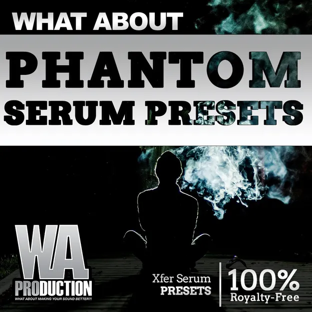 Phantom Serum Presets preset pack artwork for Xfer Serum