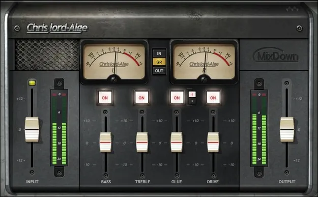 CLA MixDown mix bus plugin interface by Waves