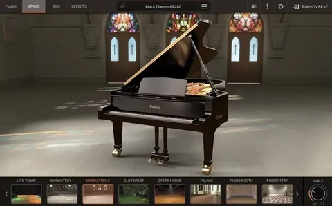 Pianoverse Black Diamond B280