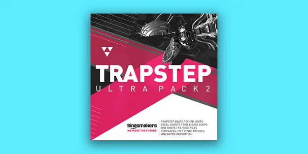 Trapstep Ultra Pack 2 preset pack artwork by Singomakers Sounds for Serum, Massive and Sylenth1
