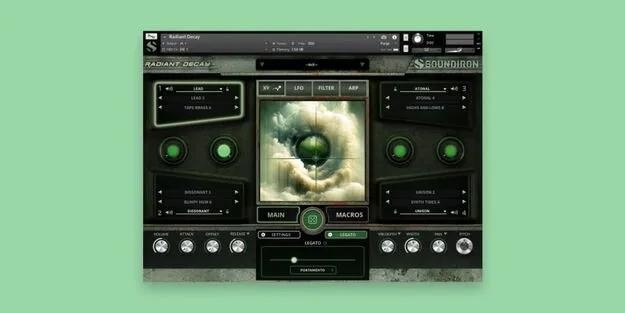 Radiant Decay by Soundiron Kontakt synth instrument interface