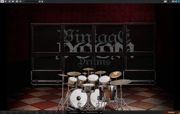 Vintage Doom Drums by Ugritone drum kit plugin interface