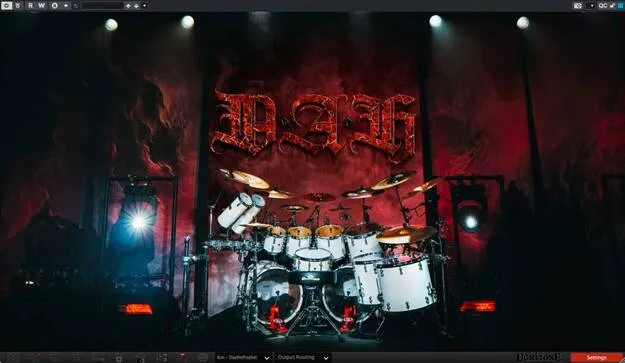 Drums Against Humanity by Ugritone drum sample library plugin interface