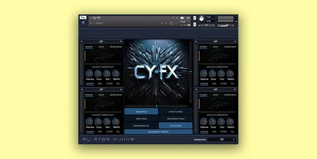Cy-FX by Loot Audio FX library for Kontakt with futuristic sound categories