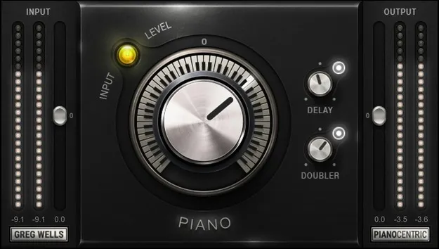 Greg Wells PianoCentric multi-effect plugin interface by Waves