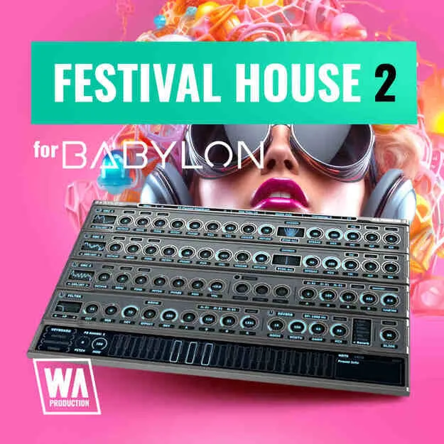 Festival House 2 for Babylon preset pack artwork for Babylon synth