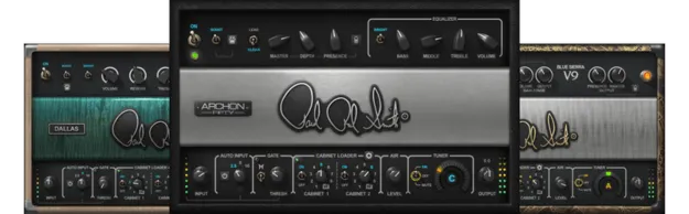 PRS SuperModels guitar amp simulator plugin interface by Waves