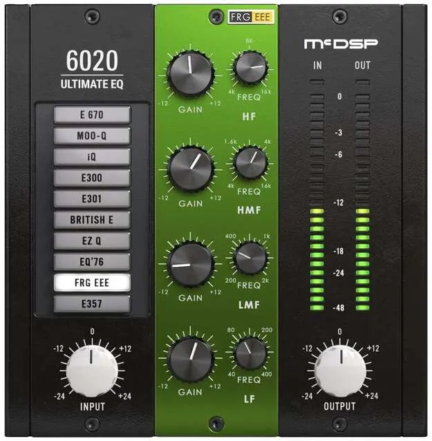 6020 Ultimate EQ Native v7 by McDSP EQ plugin interface