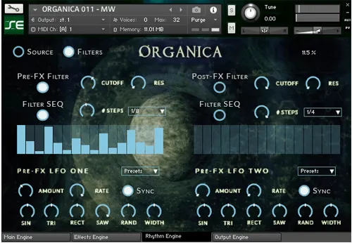 Organica Kontakt instrument by Loot Audio, tonal textures and field recordings