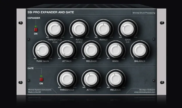 SSi Pro Expander and Gate by Minimal System Group VST2 plugin interface