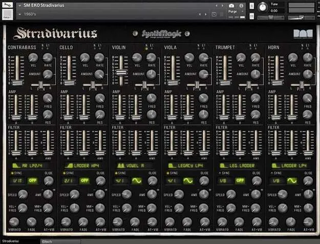 Stradivarious EKO by Loot Audio Kontakt instrument interface