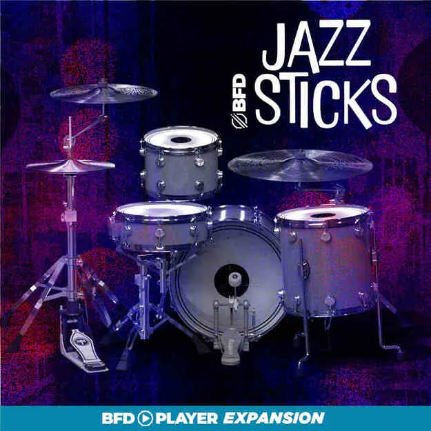 BFD Player Expansion: Jazz Sticks preset pack artwork for BFD Player