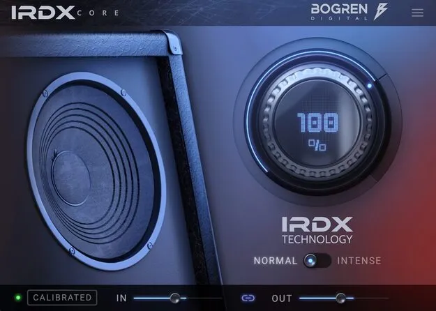 IRDX Core by Bogren Digital guitar amp effects plugin interface