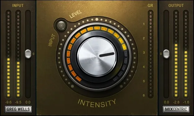 Greg Wells MixCentric one-knob mix bus plugin interface by Waves