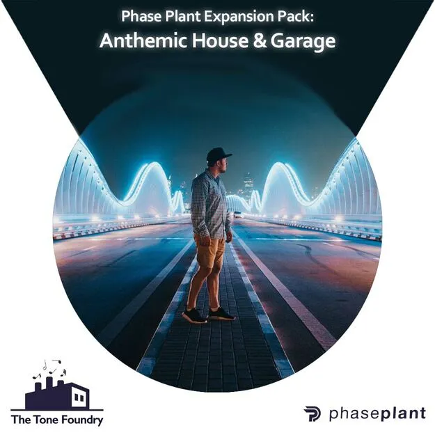 Anthemic House & Garage preset pack artwork for Kilohearts Phase Plant