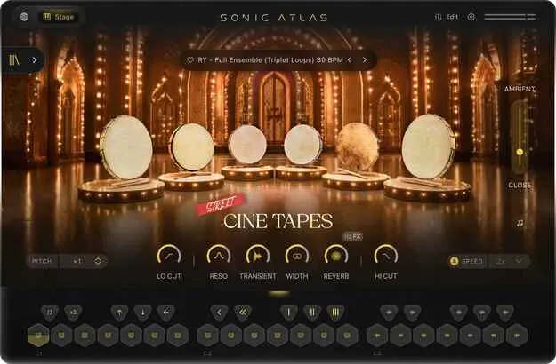 Sonic Atlas Expansion Cine Tapes Kit preset pack artwork for Sonic Atlas