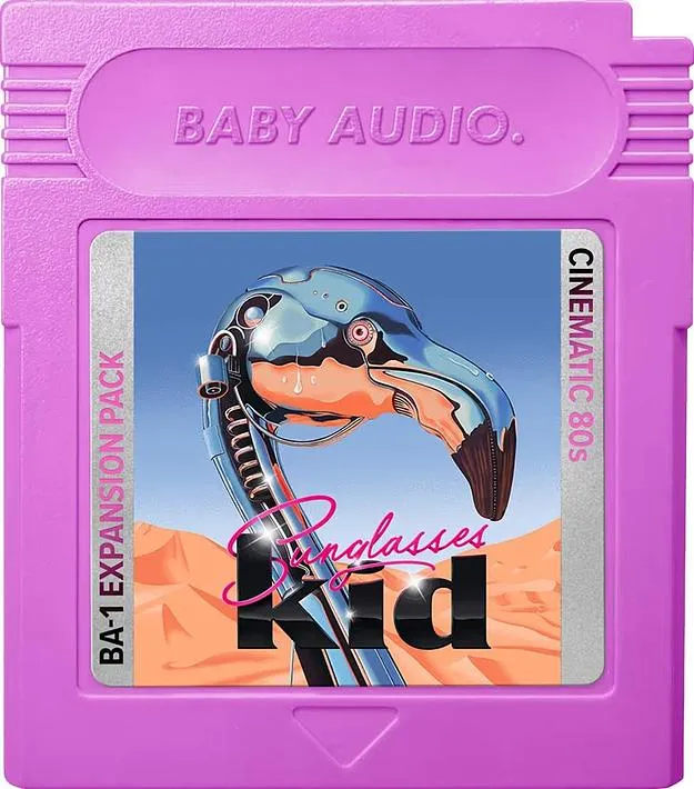 Cinematic 80s BA-1 expansion pack preset artwork for BA-1 synth