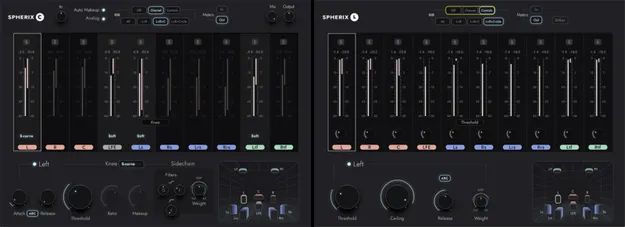 Spherix Immersive Compressor & Limiter by Waves plugin interface