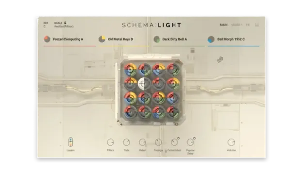 Schema Light by Native Instruments Kontakt melodic sequencer instrument interface